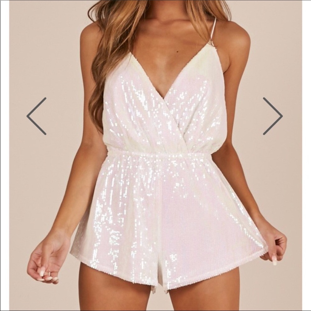 Showpo disco lights playsuit